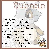 I am a Cubone!