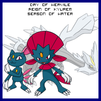 The Day of Weavile in the Reign of Kyurem, Season of Water