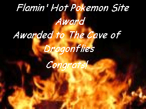 Flamin' Hot Pokémon Site Award