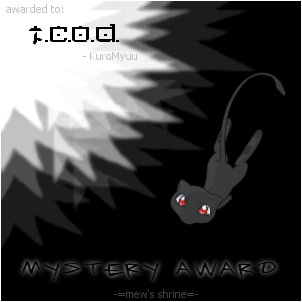 Mew's Shrine Mystery Award