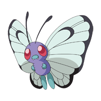 Animé-style Butterfree Animé-style Butterfree
