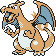 Gold Charizard sprite Gold Charizard sprite