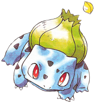 R/B/Y Sugimori Bulbasaur R/B/Y Sugimori Bulbasaur