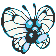 Yellow Butterfree sprite Yellow Butterfree sprite