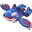Kyogre, the title screen Pokémon for Sapphire