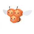 Shiny Combee Shiny Combee