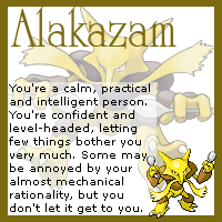 You are an Alakazam!