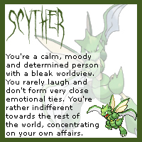 You are a Scyther!