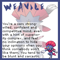 I am a Weavile!