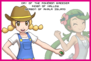 The Day of the Pokémon Breeder in the Reign of Mallow, Season of Akala Island