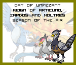 The Day of Unfezant in the Reign of Articuno, Zapdos and Moltres, Season of the Air