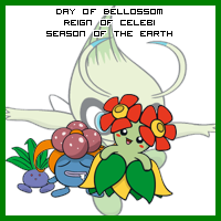The Day of Bellossom in the Reign of Celebi, Season of the Earth
