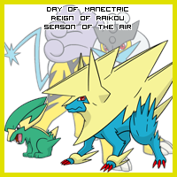 The Day of Manectric in the Reign of Raikou, Season of the Air