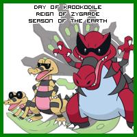 The Day of Krookodile in the Reign of Zygarde, Season of the Earth