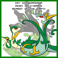 The Day of Serperior in the Reign of Zygarde, Season of the Earth