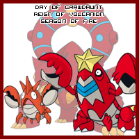 The Day of Crawdaunt in the Reign of Volcanion, Season of Fire