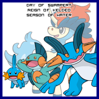 The Day of Swampert in the Reign of Keldeo, Season of Water