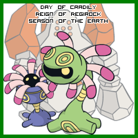 The Day of Cradily in the Reign of Regirock, Season of the Earth