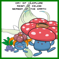 The Day of Vileplume in the Reign of Celebi, Season of the Earth