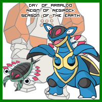 The Day of Armaldo in the Reign of Regirock, Season of the Earth