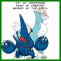 The Day of Heracross in the Reign of Cobalion, Season of the Earth