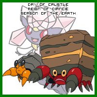 The Day of Crustle in the Reign of Diancie, Season of the Earth